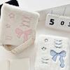 Plush Photocard Binder 6 Hole Pre-punched Photo Card Binder Sleeve 4 Pocket Card Sleeve for Photo Card Binder Album