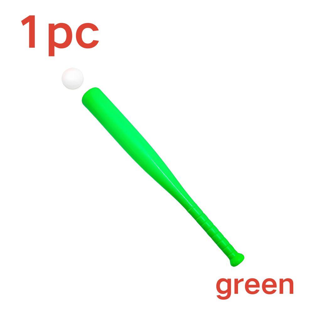 1pc 17.7inch Plastic Baseball Bat Red/Blue/Green Portable Durable Indoor & Outdoor Sports Training Goods YMY