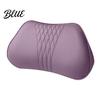 Neck Pain Relief Pillow for Commuting Memory Foam Car Pillow/Backrest Breathable PU Leather Cover with Adjustable Office Chair Headrest Attachment
