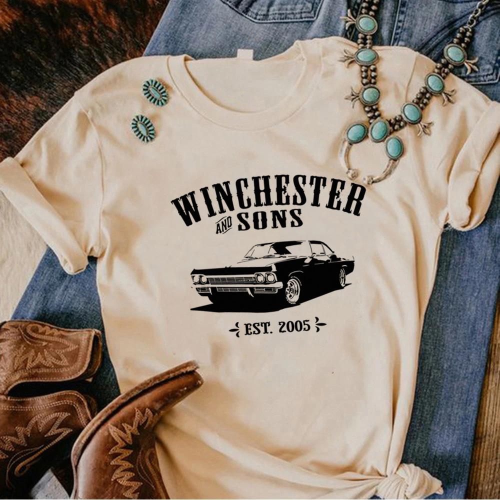 Supernatural tshirts Women funny harajuku tshirt feUnisex streetwear harajuku funny clothes