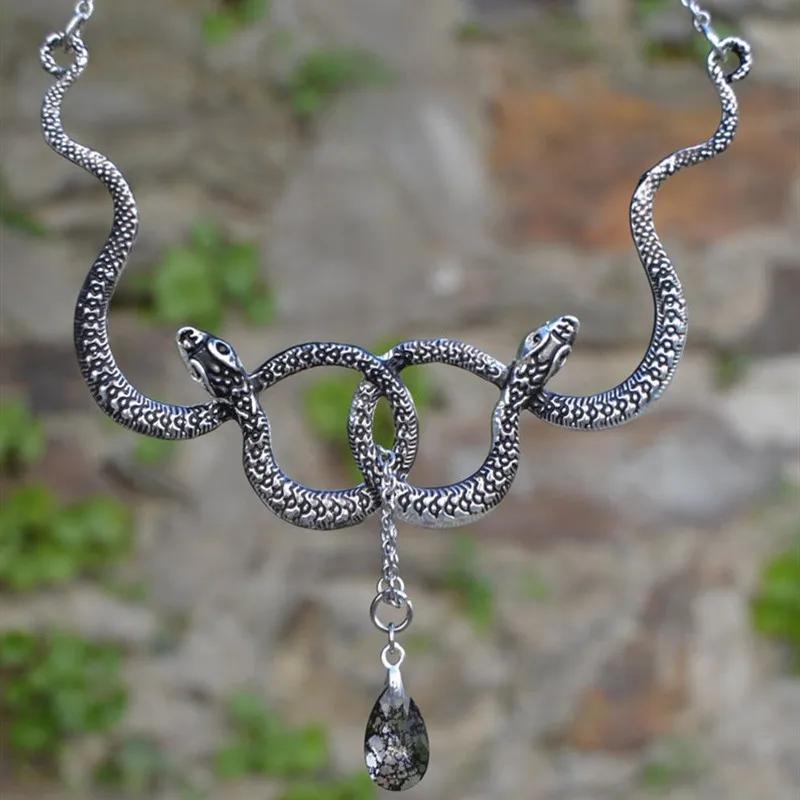 Snake Creative Jewelry Can Be Used As Necklace and Bracelet Personalized HotGirl Snake Wrap Women's Necklace Halloween Jewelry