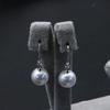 1pair White Cubic Zirconia  Faux Pearl Drop Dangle Earrings for Women Girls Exquisite Daily Jewelry Elegant Wedding Bridesmaid Holiday Perfect Gift
