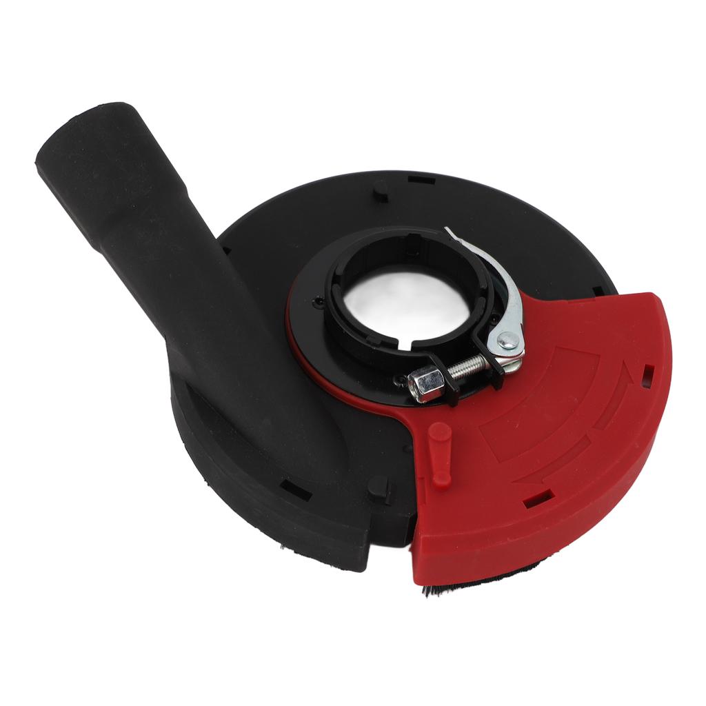 5 In Power Grinding Dust Shroud Iron PA66 Red Black Wearproof Surface Grinding Shroud for 125 150