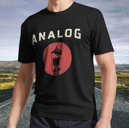 

New Vacuum Tube Analog Distressed Effect Active T-Shirt Funny Size S - 5XL 2XL