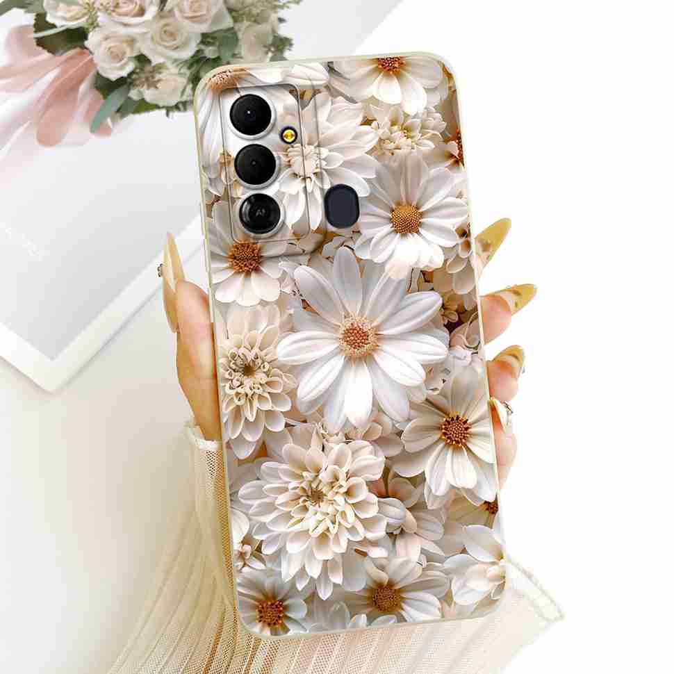 For Tecno Pop 6 Go BE6j Case Simple Style Silicone Shockproof Back Cover Coque For Tecno Pop6 Go POP 6 GO Phone Bumper Shell