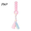 Braided Cotton Rope Dog Toys Spiky Chew Toy with Rope, Pet Molar Stick Toy, Interactive Small Medium for Dogs Teeth Cleaning Stress Relief Training