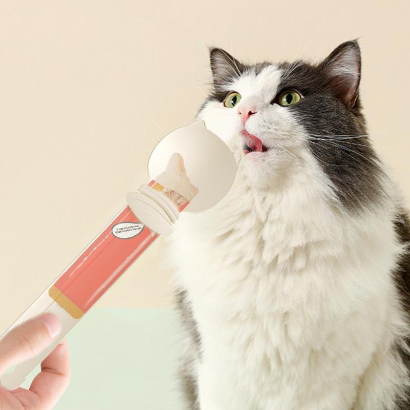 Cat Squeeze Feeder Cat Kitten Wet Food Spoon Strip Squeeze Feeder Indoor Outdoor Feeding Lickable Wet Food Multi Functional