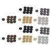 100pcs 5mm Mini Snap Buttons Fasteners 5 Colors Rust Prevention Light Weight Miniature Snap Buttons Doll for Women Men