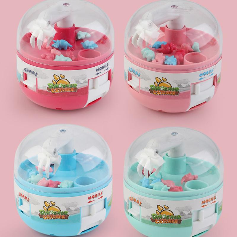Mini Dinosaur Claw Machine Children's Crane Grab Machines Happy Egg Twist Machine Toys for Children Game Dolls for Girls Gifts