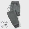 2024 Men's Warm Slim-Fit Plus Velvet Sweatpants: Autumn/Winter Thickened Casual Sportswear