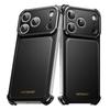 Premium Leather Case for iPhone 18 Pro Max 17 16 Pro Max for Magsafe Metal Frame Full Camera Protection Shock Phone Cover
