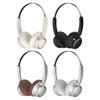 Vintages Style Metal Bluetooth-compatible 5.4 Headphones With Physical Knob Control And 8Hours Playtimes For Office And Outdoor Use