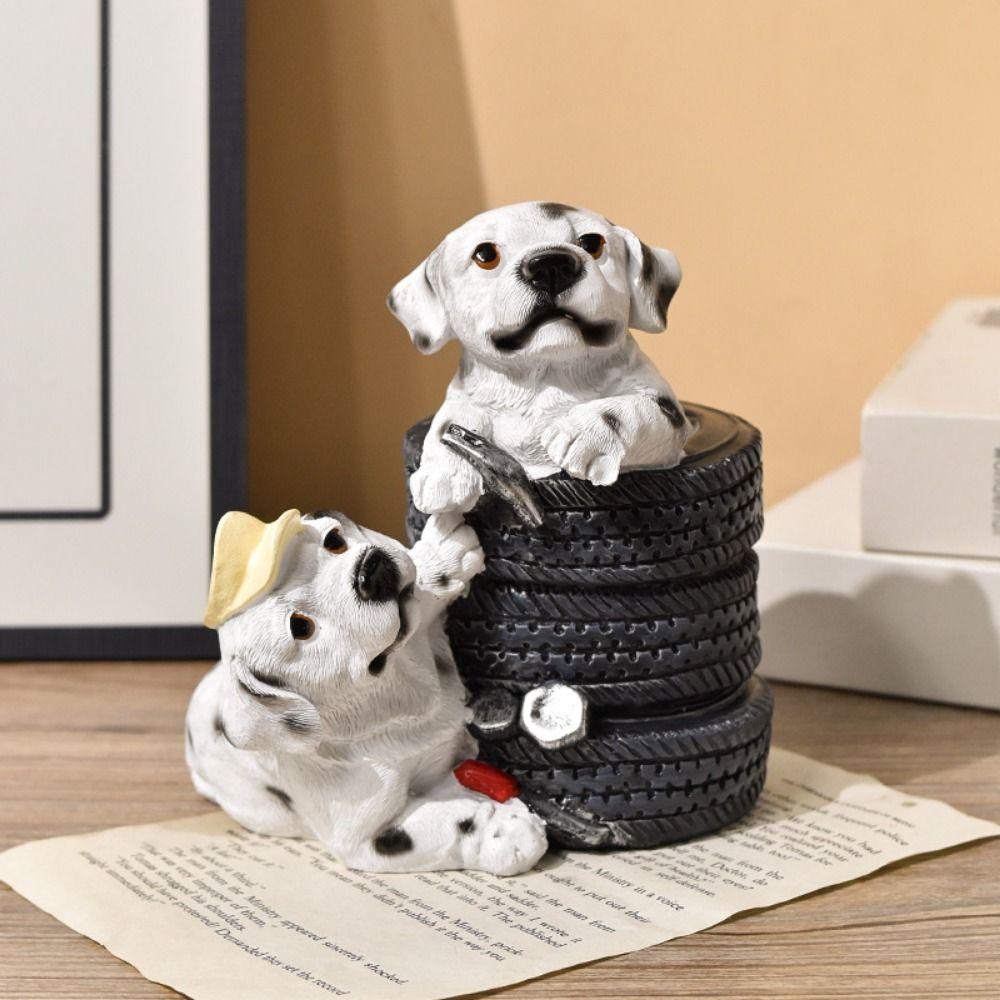 Decorative Dog Piggy Bank Large Capacity Zodiac Dog Ornaments Cute Cartoon Money Boxes  Home Decor