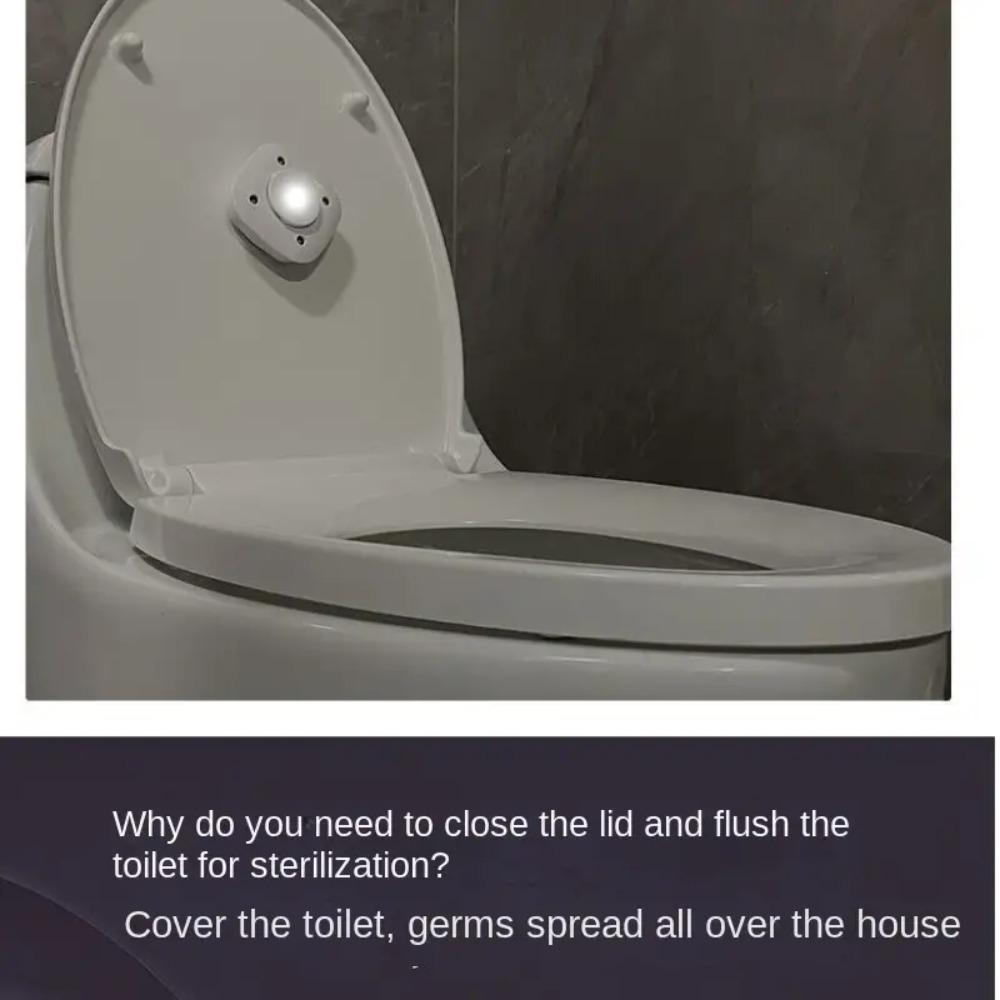 Plastic Ultraviolet Sanitizer Lamp White Toilet Disinfection Lamp Toilet UV Lamp Home