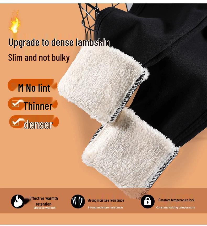 Dicke Baumwoll-Leggings mit Fleece-Futter für Damen – Perfekt für Herbst/Winter, Große Größen erhältlich, Schlankmachender Schnitt, Bequem und Warm