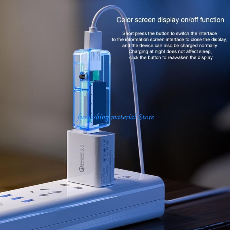 Y5GD High AccuracyProfessional Multimeter USB Tester Current Power Meter Digital Display Fast Charging Identification