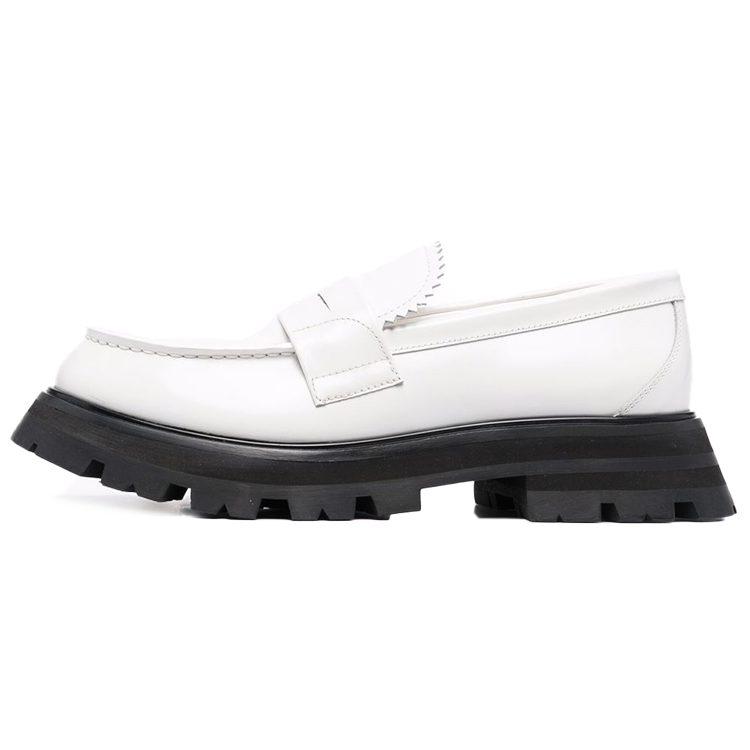 Alexander McQueen Wander Loafer White Black