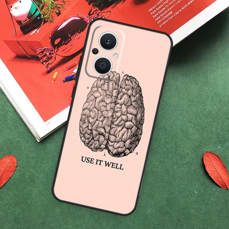 

Anatomy Brain Case For OPPO Reno 13F 14F 12F 11F 12 11 10 14 Pro 8T 8 Lite OPPO Find X9 X8 X6 X5 Pro Cover OPPO Find X8