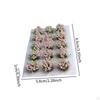 DIY Miniature Flower Cluster Artificial Model Grass Multicolor Decor Vegetation groups Tufts
