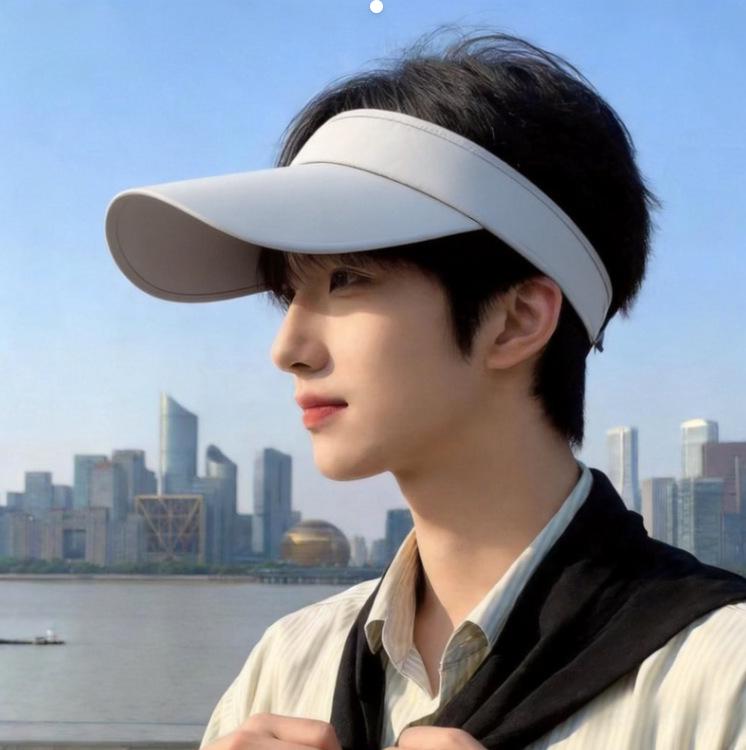 Ice Silk Anti-UV Summer Sun Visor: Breathable, Open-Top Baseball Cap for Outdoor Sun Protection