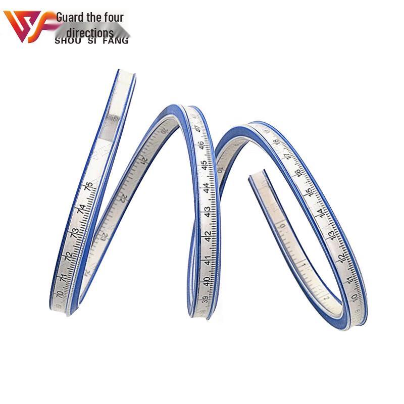 Shape-Retaining Flexible Curve Ruler