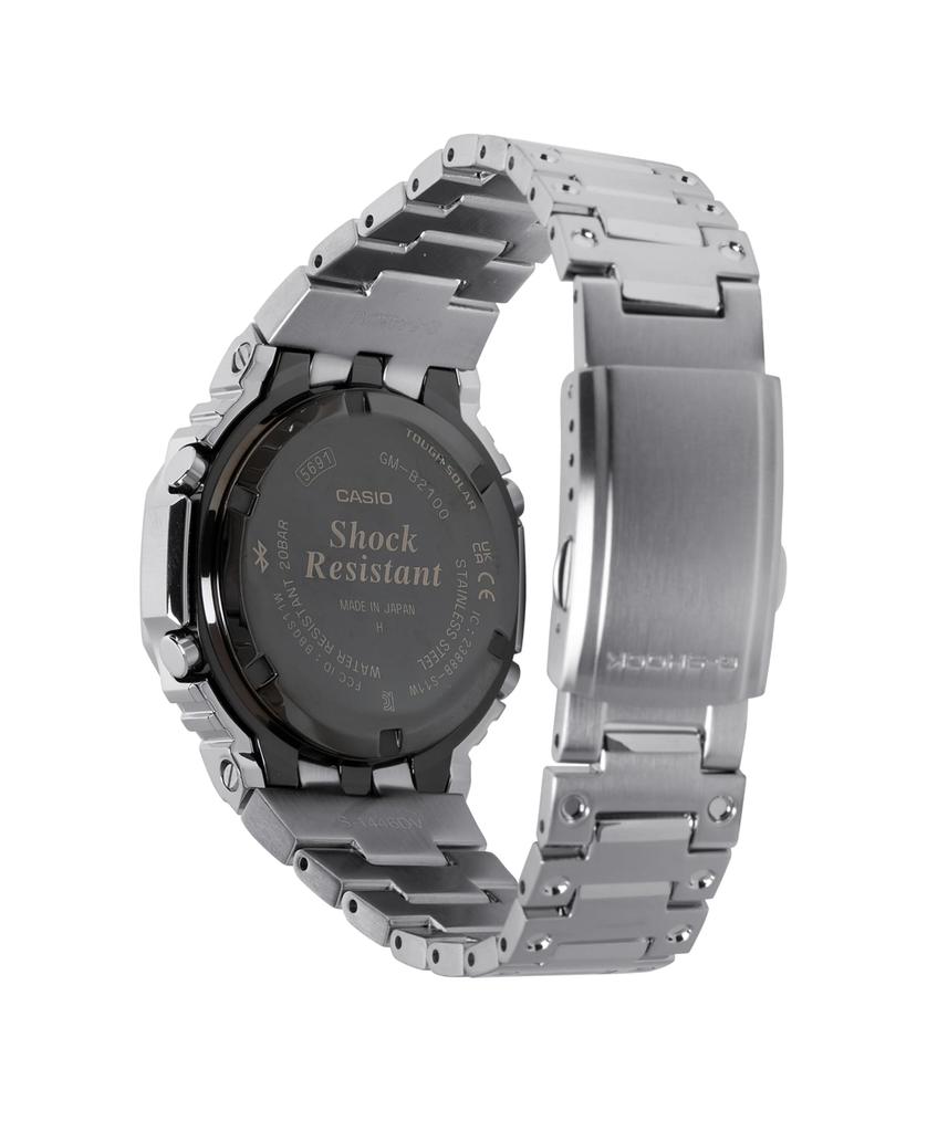 Casio Full Metal 2100 Series Octagonal Watch Silver G-Shock GM-B2100AD-5ACR,