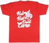 Funny Cycling Bicycle Unisexs TShirt Helmet Hair Dont Care Tee Gift