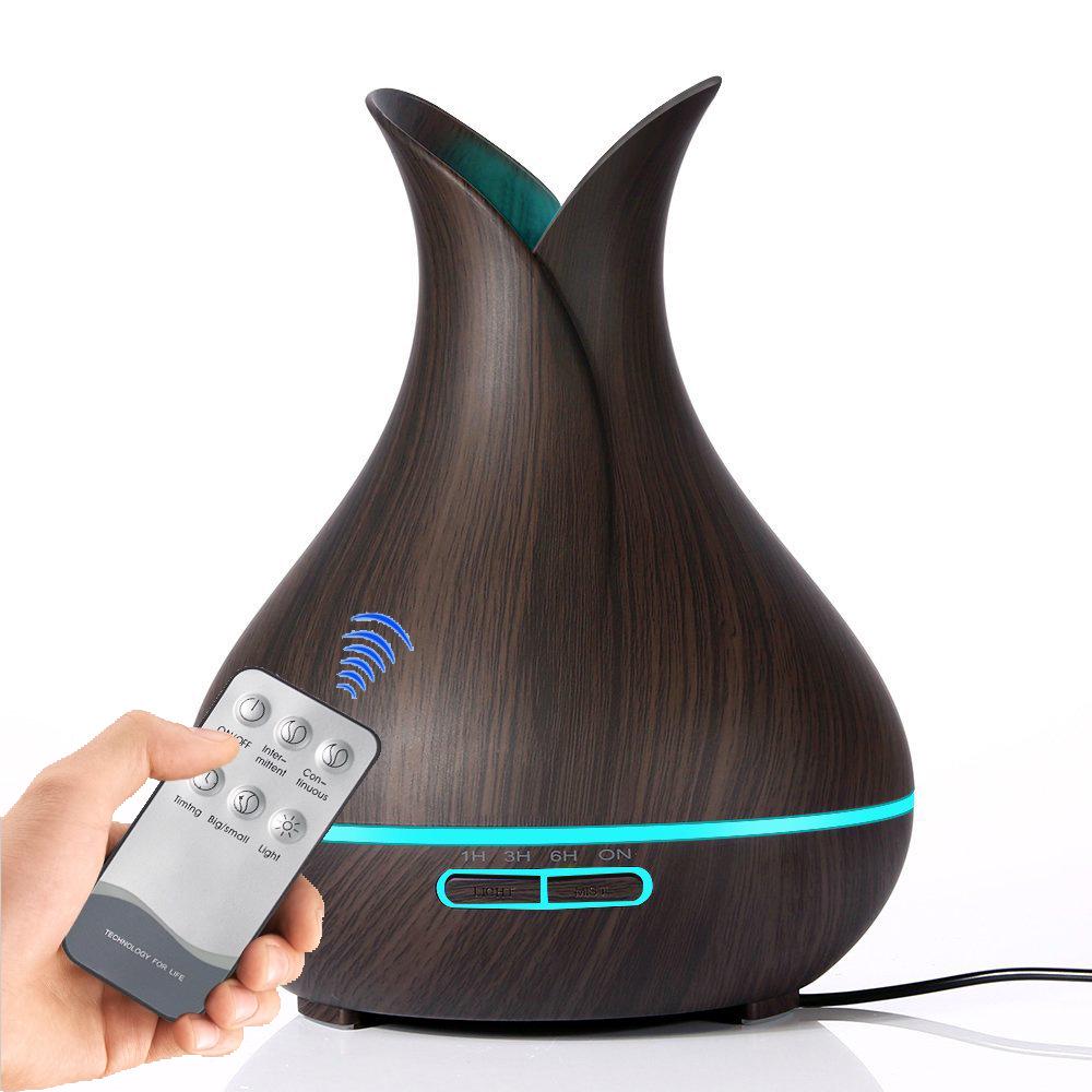 400ml Wood Grain Aromatherapy Diffuser & Humidifier for Essential Oils