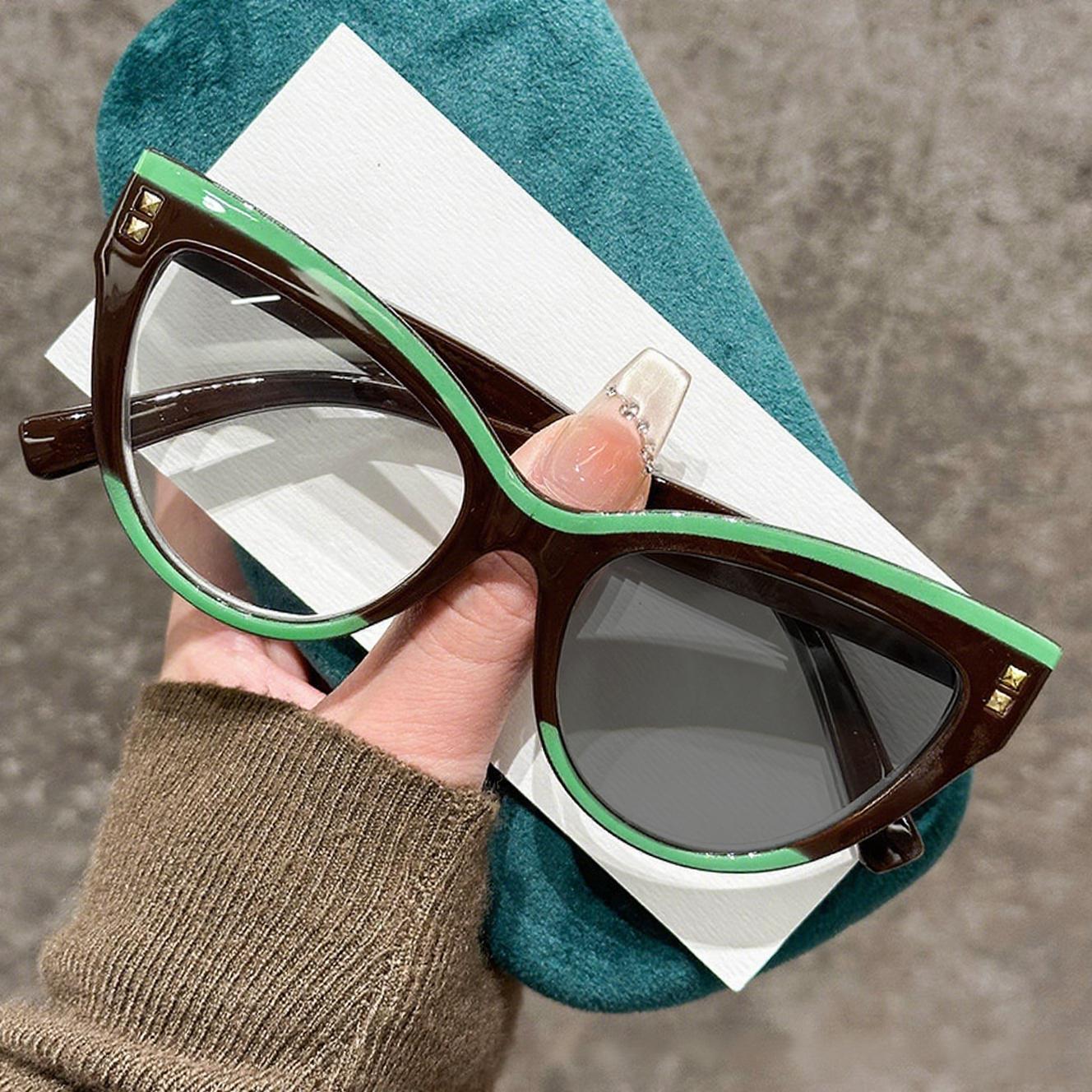 

Популярные очки для чтения «кошачий глаз» с фотохромными линзами, HD, дизайнерские, класса люкс, для дам и господ, от 0 до +4.0 1.5 зелёный