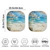 Turtle Pattern Car Sunshade Set: Universal Aluminum Foil Heat Insulation Cover (2-Pack)