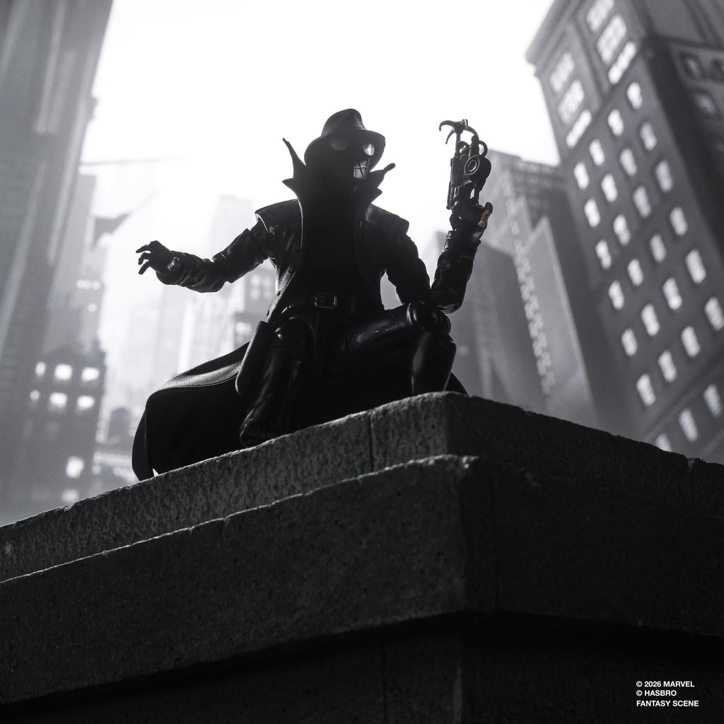 [Amazon.co.jp Exclusive] Hasbro MARVEL Legends Series Spider-Man Noir Retro Blister Pack Comics Collection 15cm Action Figure G2094 Authentic