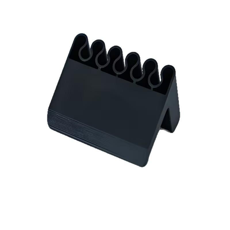 1 stk. USB-kabelholder med flere slidser 3D-printet Skrivebordskabelorganisator Clip Kantstyring til Hjemmekontor