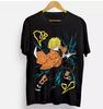 Gatsuma Zenitsu Shirt Demon Killer Kimetsu No Yaiba Anime Men's Cotton T-Shirt Summer New Men's and Women's Streetwear