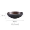 Japanese Ceramic Meal Bowl Udon Bowl Hot Pot Hairy Belly Bowl Barbecue Tableware Retro Salad Round Shallow Bowl