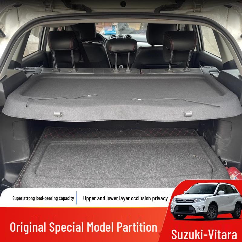Étagère de rangement pour cloison de coffre et pare-soleil Suzuki Vitara.