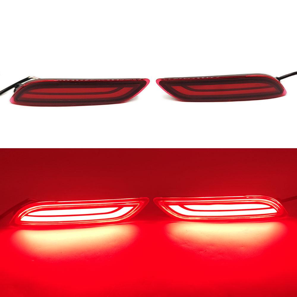 LED Rear bumper reflector light tail brake light fog lamp Dynamic Turn Signal For Toyota Camry2018 2024