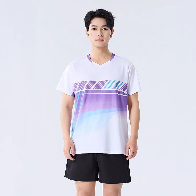 Lightweight Breathable Quick-Dry Sport T-Shirt Badminton Tennis Table Unisex Athletic Wear