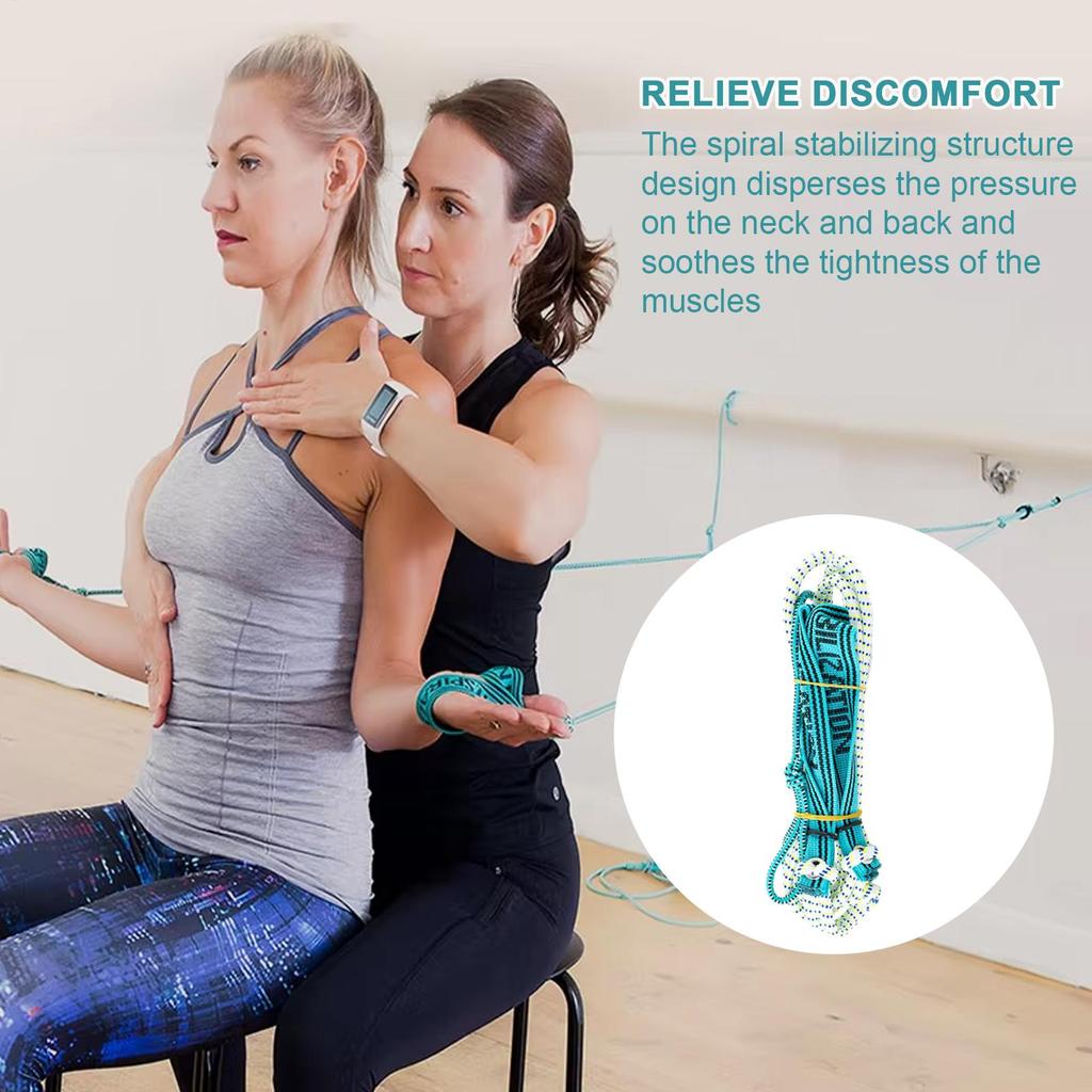 Yoga-Dehnband Verstellbar Mehrzweck Langes Dehnband für Tanz Rehabilitation Heim-Flexibilitätstraining Fitnessstudio Fitness