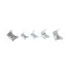 4pcs Air Box Corner Speaker Protector Three-pronged Metal Code Aviation Brackets Triangle Brace Decor Furniture Suitcase Luggage
