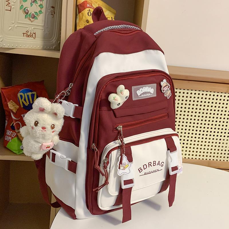 School Bag Children's Primary School Students Girls Junior High School Students Two-piece Backpack Fashion Backpack