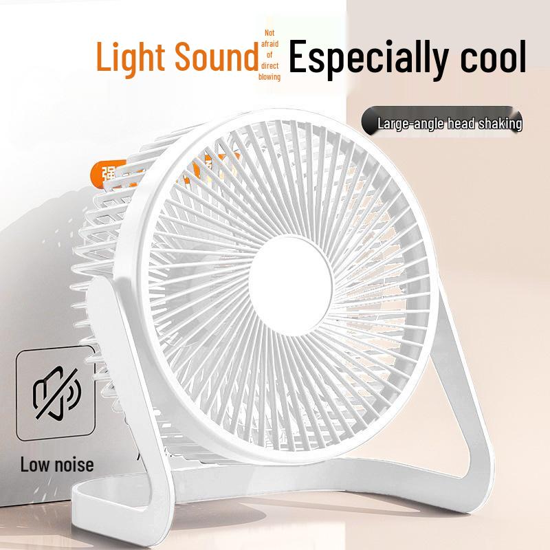 Portable Rechargeable USB Mini Desk Fan for Home, Office, and Student Use