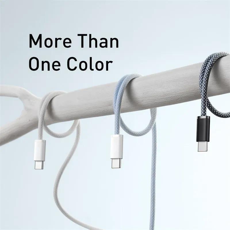 NNBILI USB-C Cable For Apple iPhone 15 Pro Max PD 60W Fast Charging For Xiaomi 13 14 Samsung 23 Type C Weaving Cable Accessories