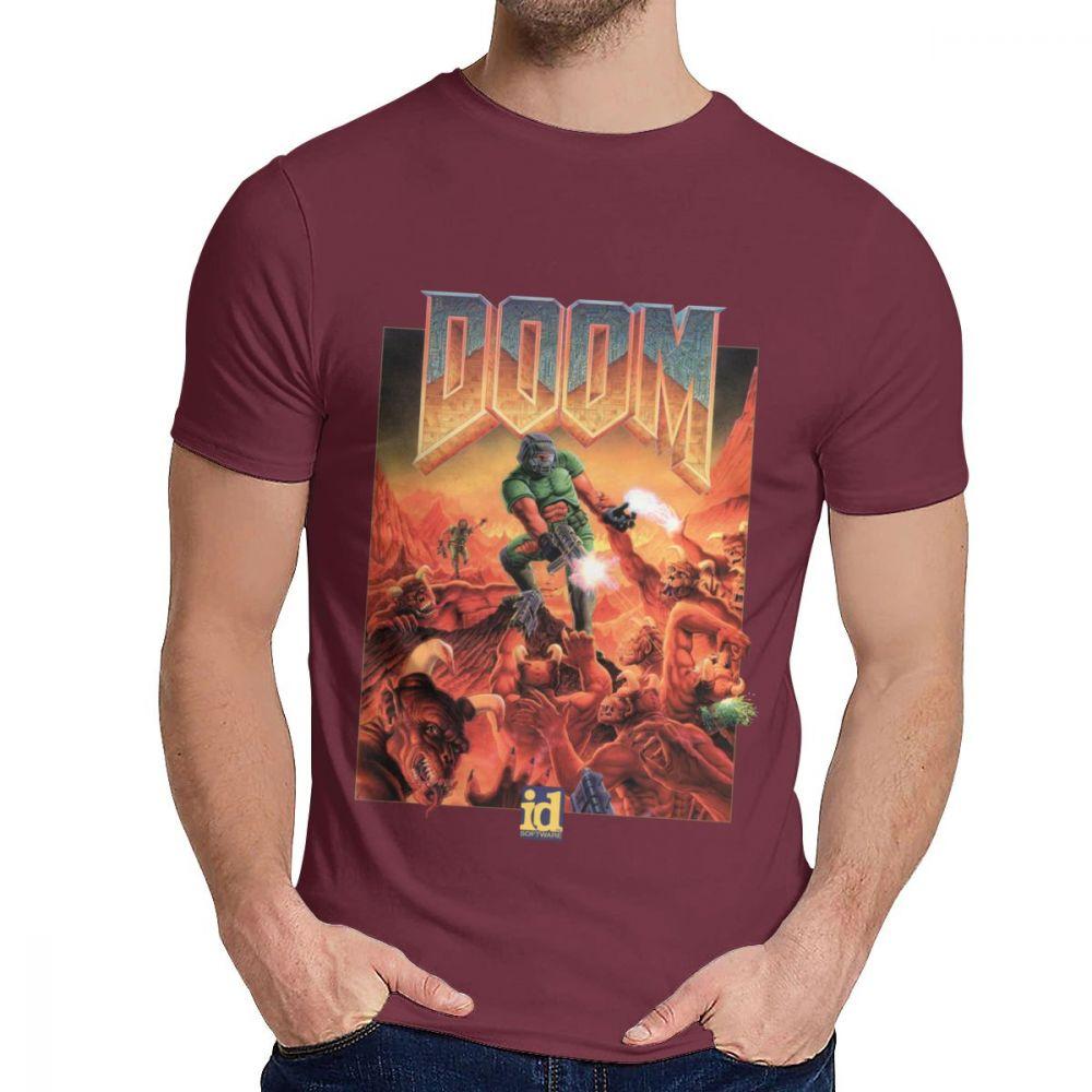 Picture Custom Doom Ii Hell On Earth 1994 T Shirt For Male Summer Cool Man 100
