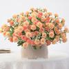 Artificial Flower Silk embroidered ball Home Christmas Party Living Room Vase table Decor Scrapbook Wedding diy Bride Bouquet