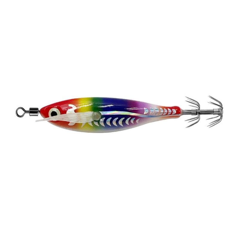 8cm Squid Cuttlefish Sleeve Hook Jig Lures Artificial Shrimp Baits Cuttlefish Sleeve Squid Jig Baits Easy to Use