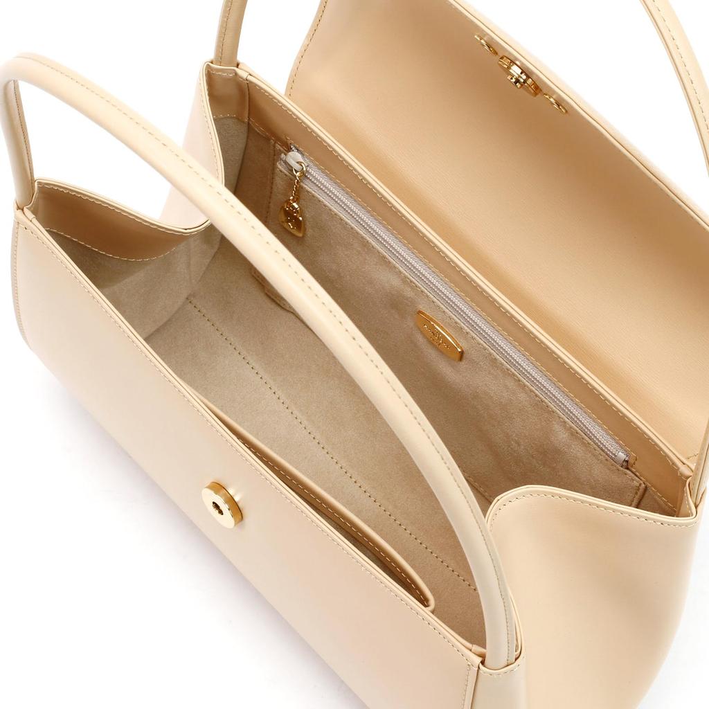 Formal Handbag with Removable Fukusa and Folding Bag Beige 50502 [Kitamura] Ribbon, Y-0550 Women's