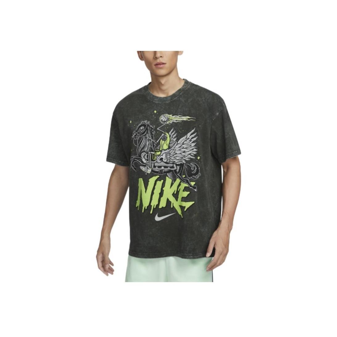 

Nike Comfortable Basketball Casual Sports Short Sleeve T-Shirt Men Tops Redwood HF6200-355 L