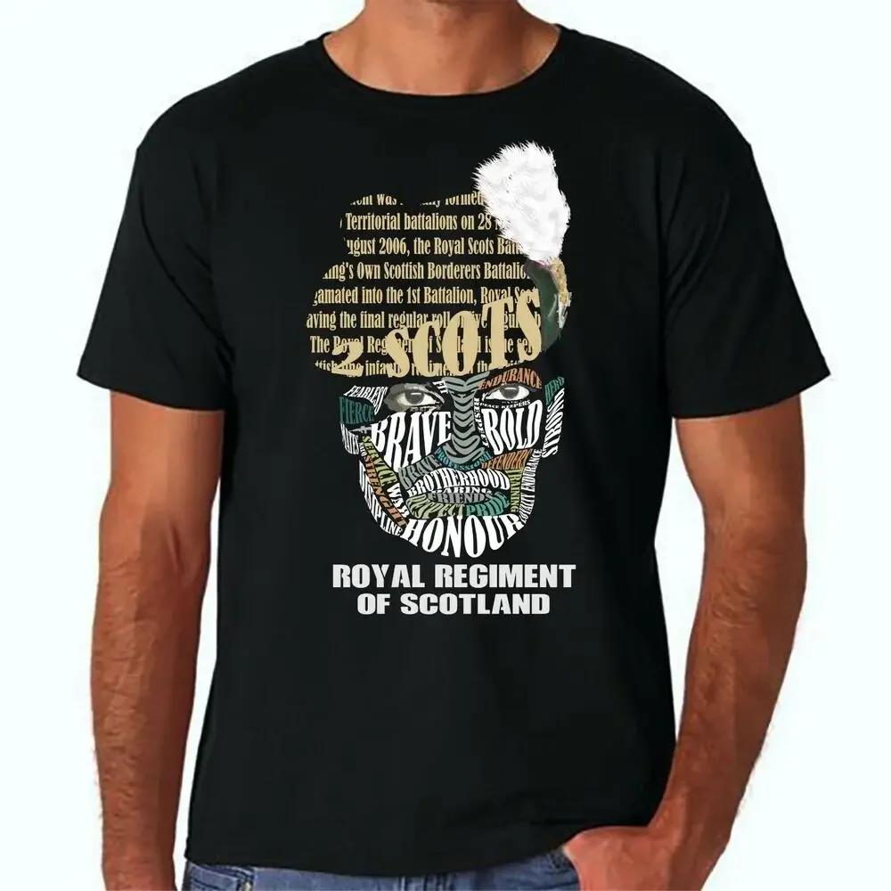 

1 Scots 2 Scots 3 Scots Royal Regiment of Scotland TShirt 100 Cotton ONeck Summer Short Sleeve Casual Mens Tshirt Size S3XL 4XL