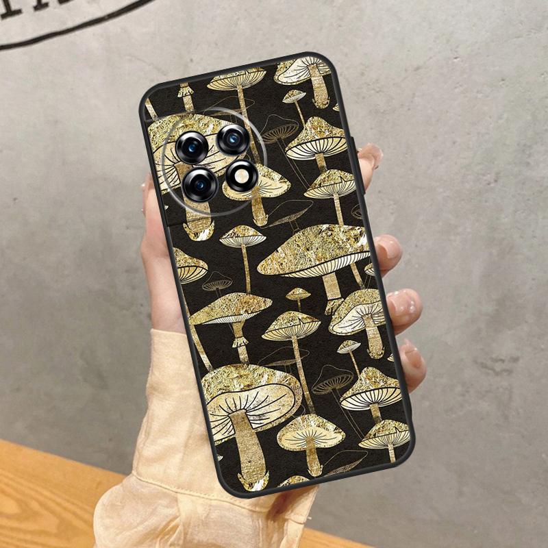 Mushroom Pattern Case For OnePlus 15 15R 13R 13 13T 12 12R 11 10 9 Pro 10T Nord 5 CE 4 2 3 Lite N20 N30 Cover