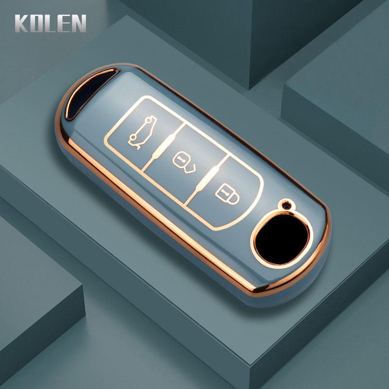New Tpu Car Remote Key Case Cover Shell For Mazda 2 3 6 Bl Bm Gj Atenza Axela Demio Cx3 Cx-3 Cx5 Cx-5 Cx7 Cx9 Mx5 Ke Kf Keyless